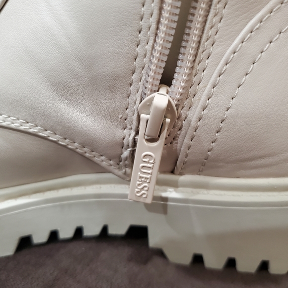 Guess Ivory Combat Boots - Picture 6 of 10